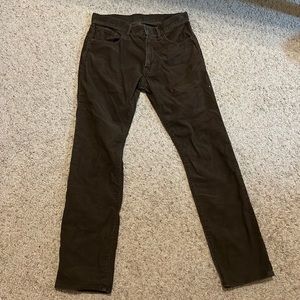 Brown corduroy jeans